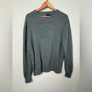 J. Crew Rugged Cotton Sweater STYLE #AR547 Green‎ Size Large